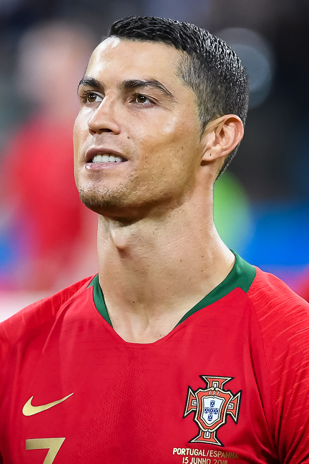 Ronaldo trong màu áo Bồ Đào Nha năm 2018